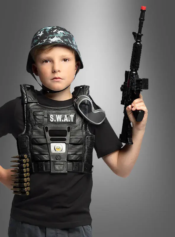 SWAT Kostüm Set für Kinder
