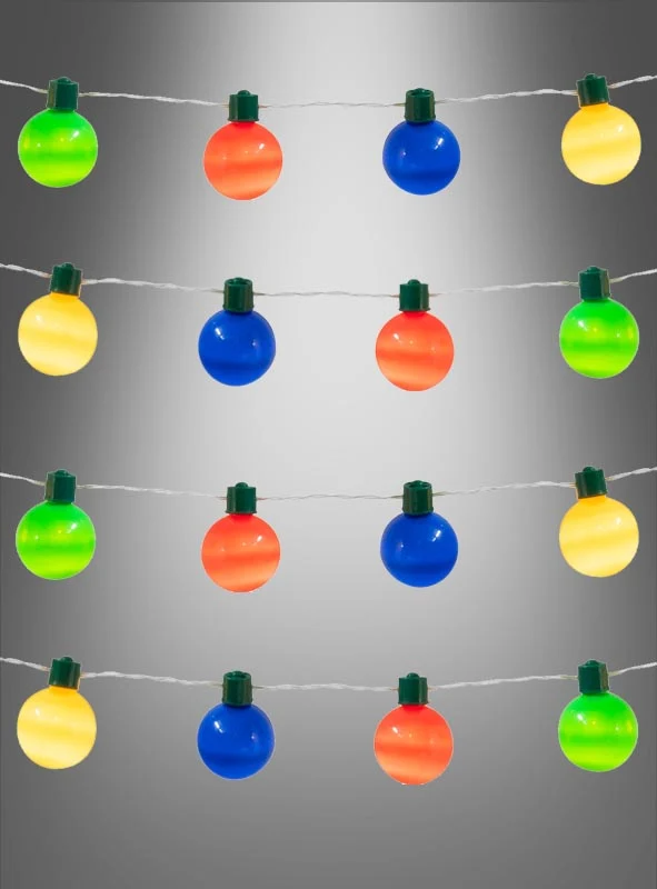 Bunte Lichterkette 140cm