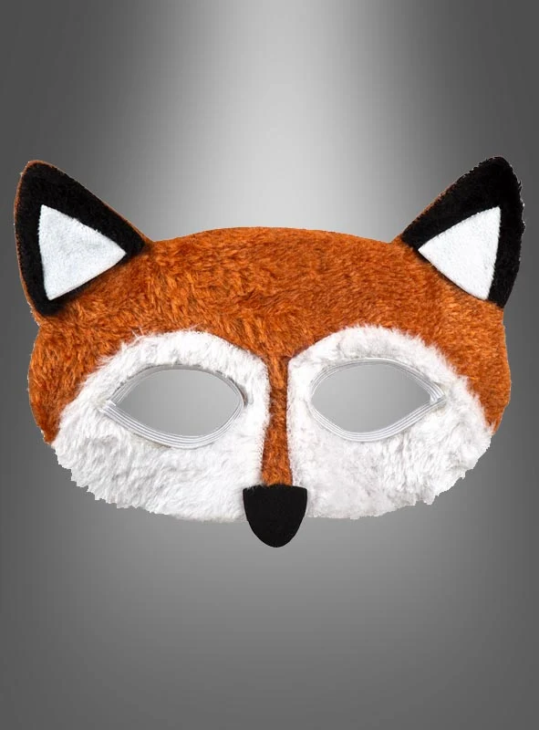 Fuchs Augenmaske mit Plüsch für Kinder u. Erwachsene