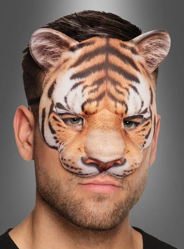Tiger Halbmaske Unisex