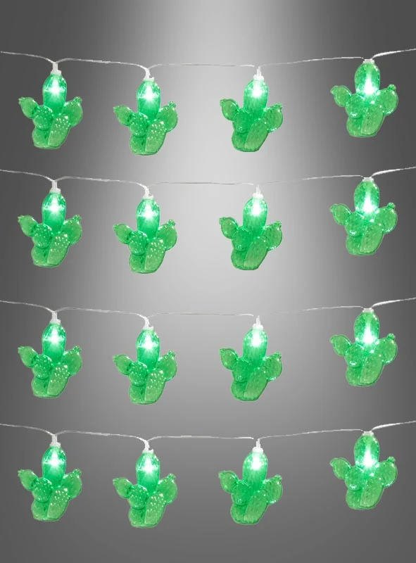 LED Lichterkette 140cm Kaktus