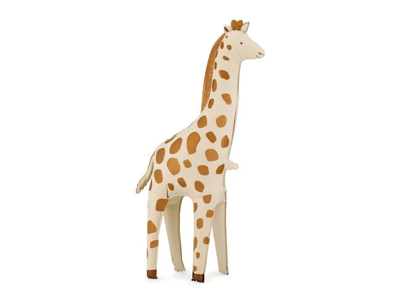 Giraffen-Folienballon, braun-beige, leer, 1,14 m