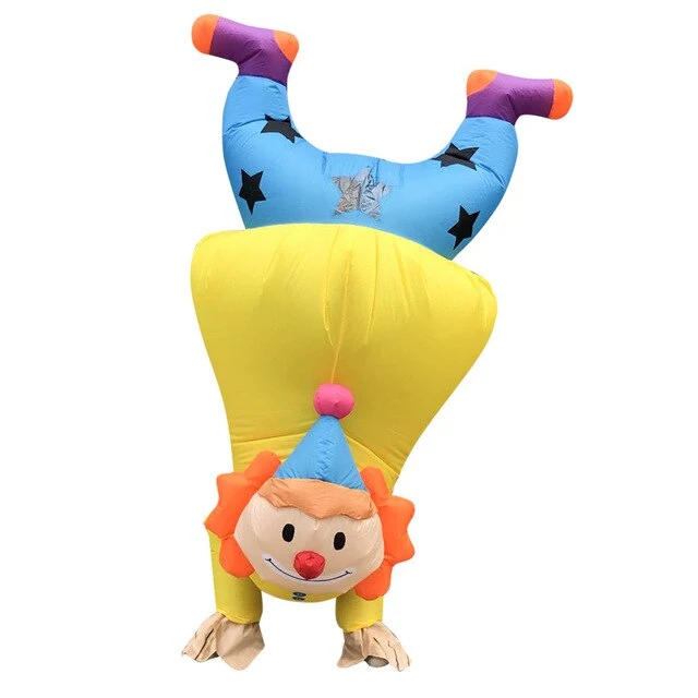 Opblaasbare Clown - Ondersteboven - Voor Kinderen & Volwassenen