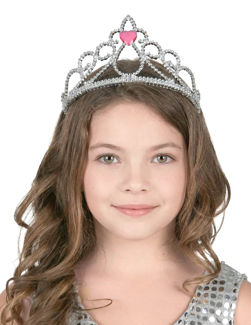 Prinzessin Herz-Diadem für Erwachsene und Kinder