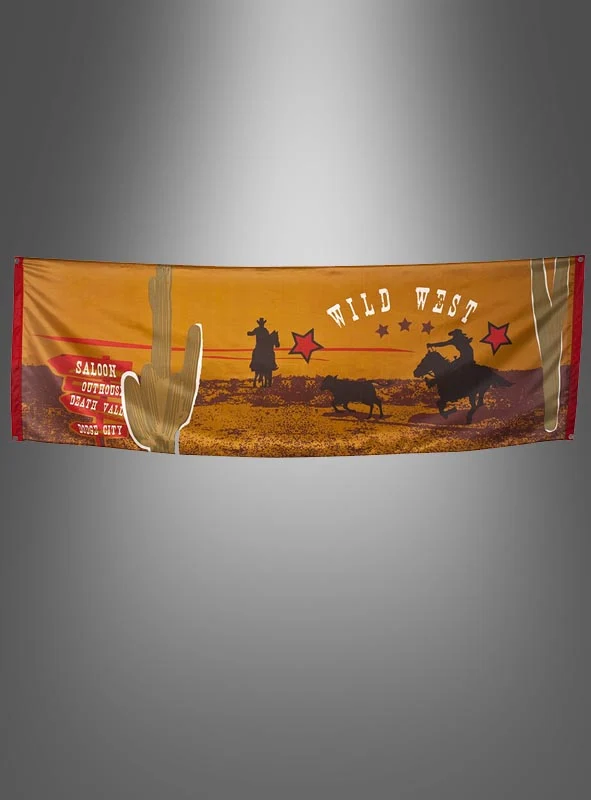 Partybanner 220x74cm Wild West