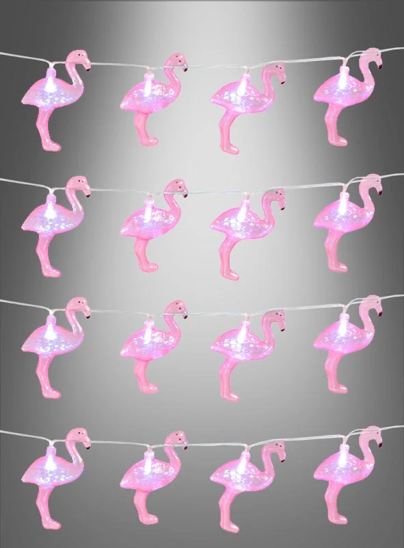 Lichterkette 140cm Flamingo Sommerparty