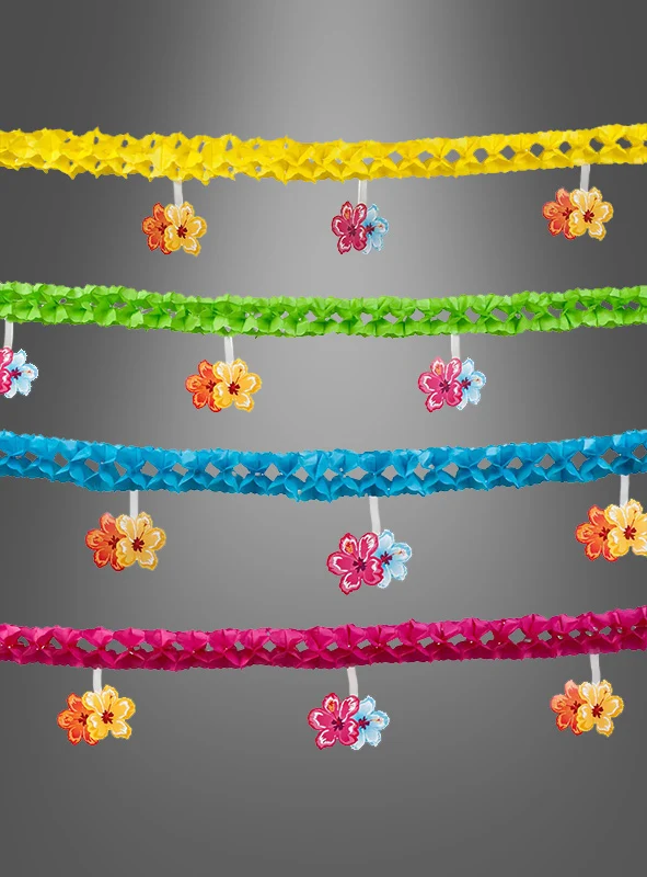 Flower Power Girlande 4 Meter