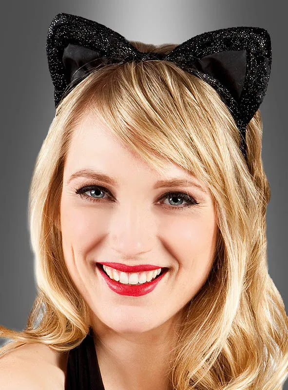 Haarreif mit Katzenohren