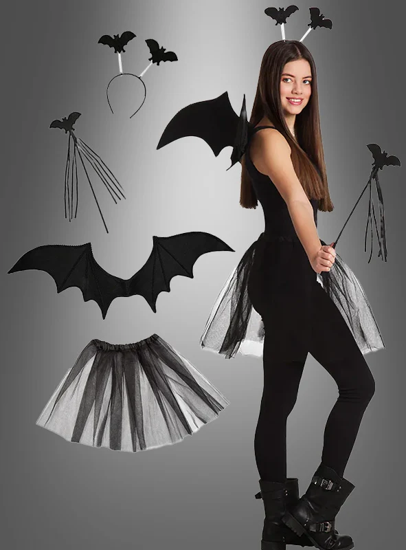 Fledermaus Kostüm Set