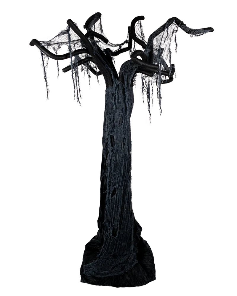 Schwarzer Halloween Geisterbaum 260cm