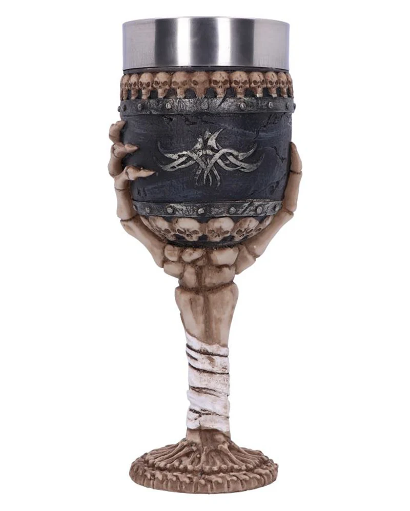 Skeletthand Kelch "Bitter Taste" 19cm