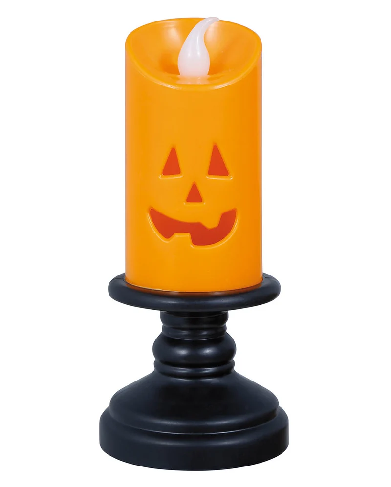 LED Pumpkin Kerze 12,5cm