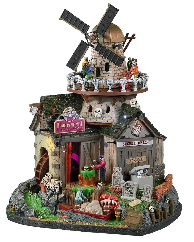 Lemax Spooky Town - Headstone Mill Brauerei