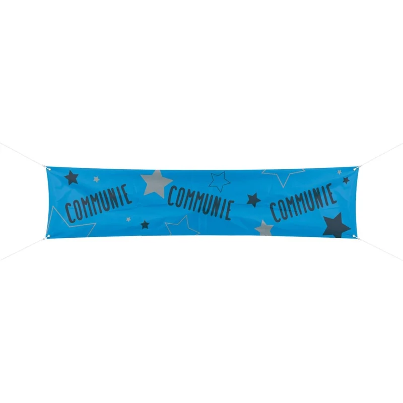 Kommunion-Banner Blau 1,8 m