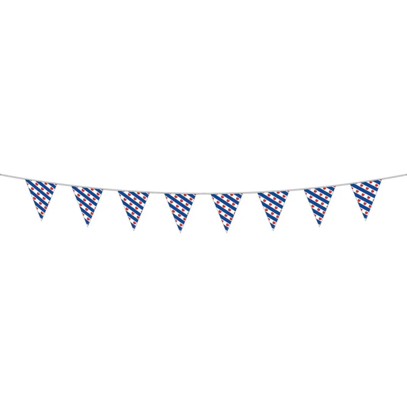 Friesland-Girlande Rot-Weiß-Blau 10 m