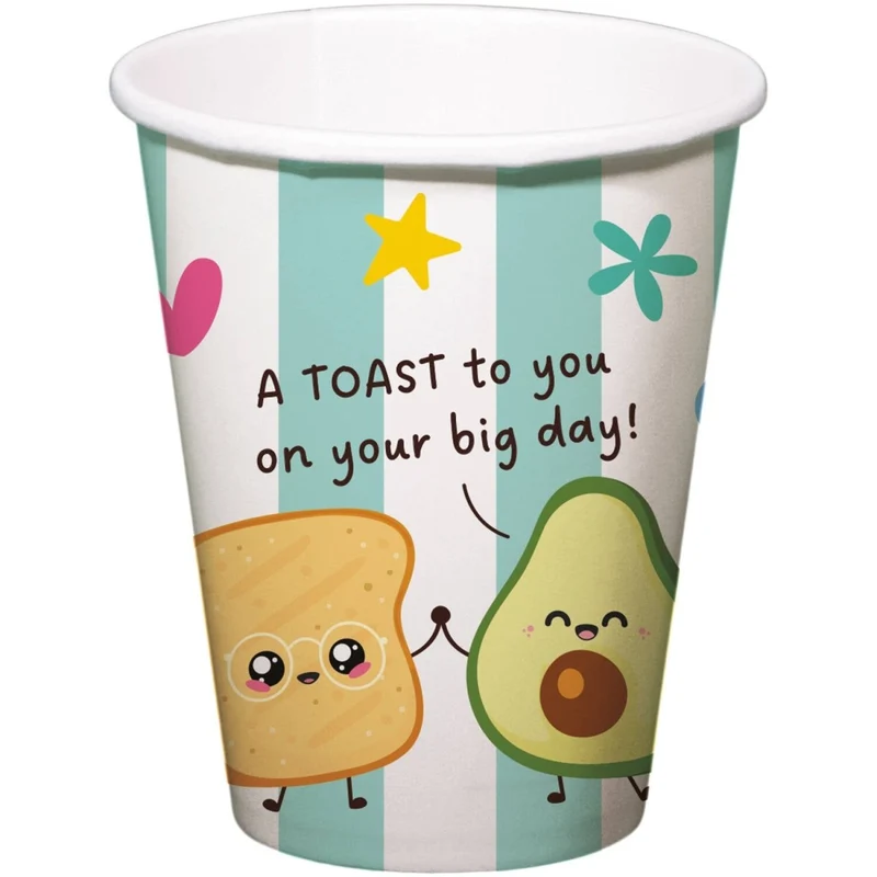 Kawaii-Becher 250 ml, 8 Stück