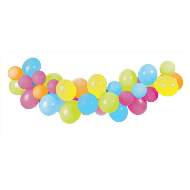 Bunte Ballongirlande „Summer“, 3 m