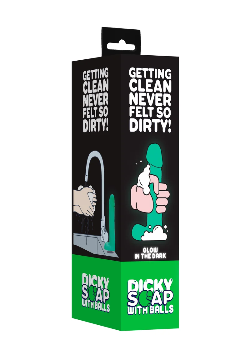Glow in the Dark - Penis Zeep Met Ballen - In Cadeauverpakking