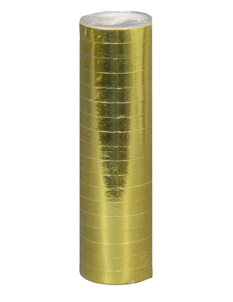 Luftschlangen gold