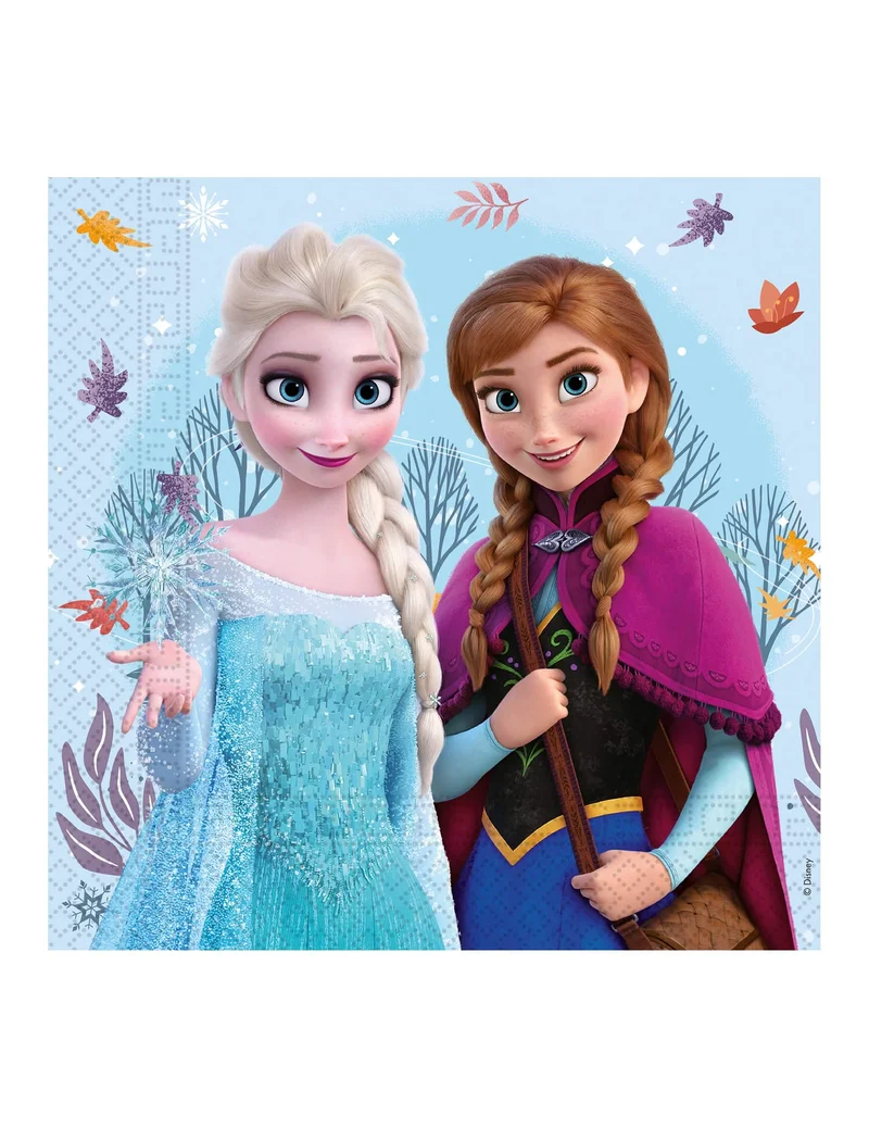 20 Frozen Idyllic Wonder Papierservietten Die Eiskönigin™ (33x33 cm)