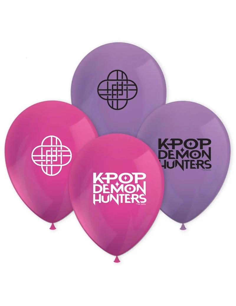 8 Latexballons K-pop Demon Hunters™
