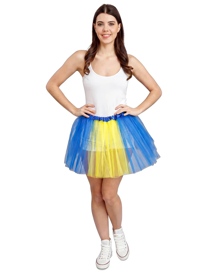 Blau-gelber Tutu-Supporter Schweden 39 cm