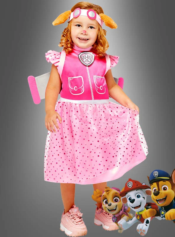 Skye Paw Patrol Kostüm für Mädchen deluxe