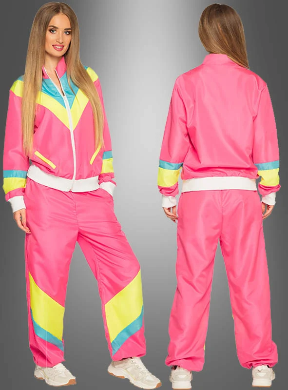 Neon Trainingsanzug 80er Jahre