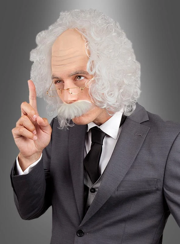 Professor Perücke, Bart und Brille