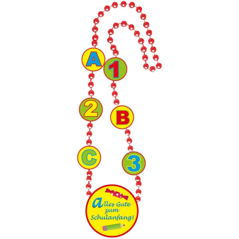 Kette „Schulanfang“ – bunt