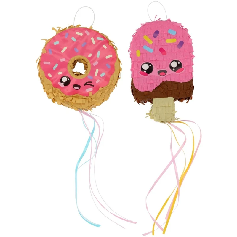 Kawaii Piñata: Donut und Eis – 2-teilig
