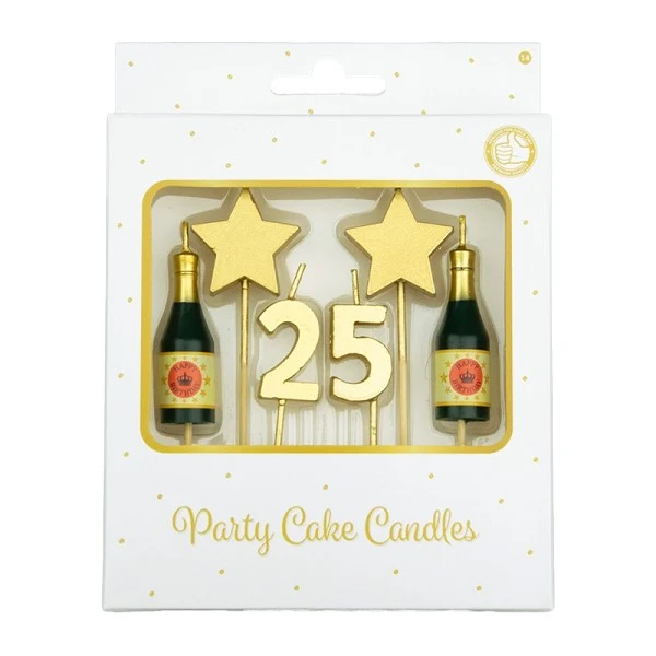 Party Cake Candles - 25 Jaar