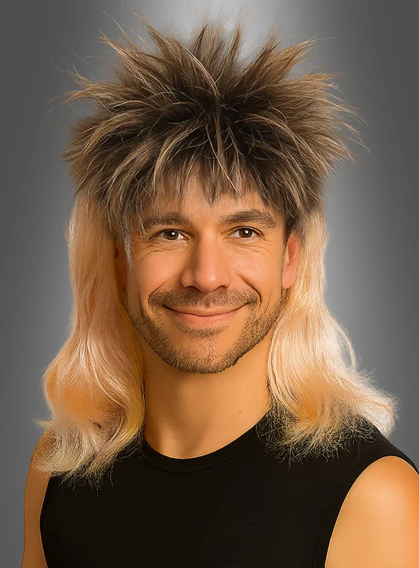 80er Frisur Vokuhila blond