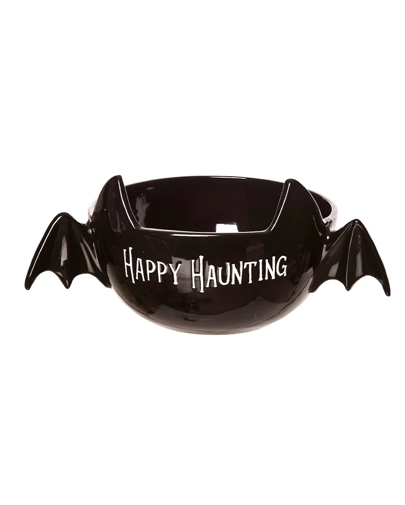 "Happy Haunting" Fledermaus Süßigkeitenschale