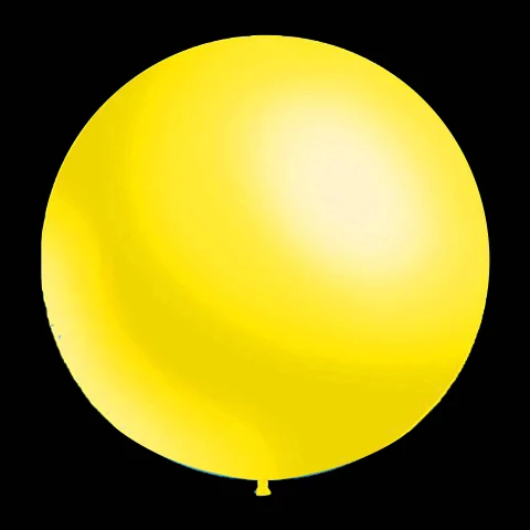 Gele ballonnen - Rond - 30cm (100 Stuks)