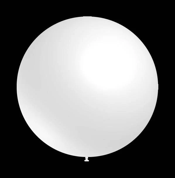 Witte ballonnen - Rond - 30cm (100 Stuks)