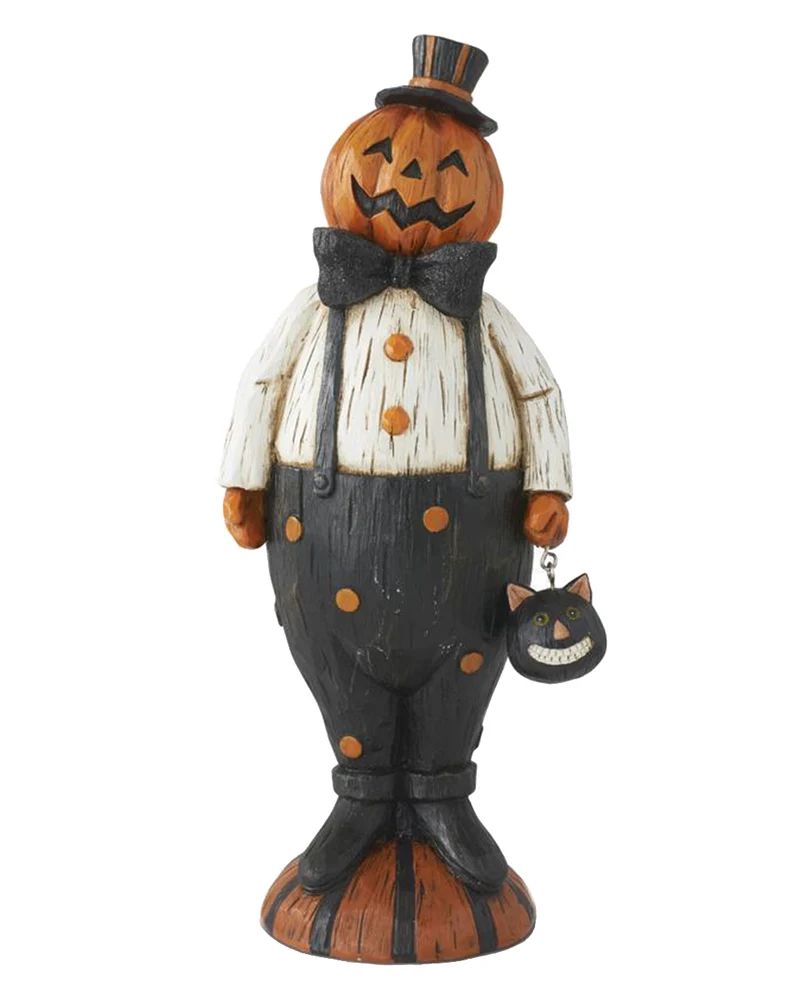Vintage Pumpkin Männlein Dekofigur 31cm