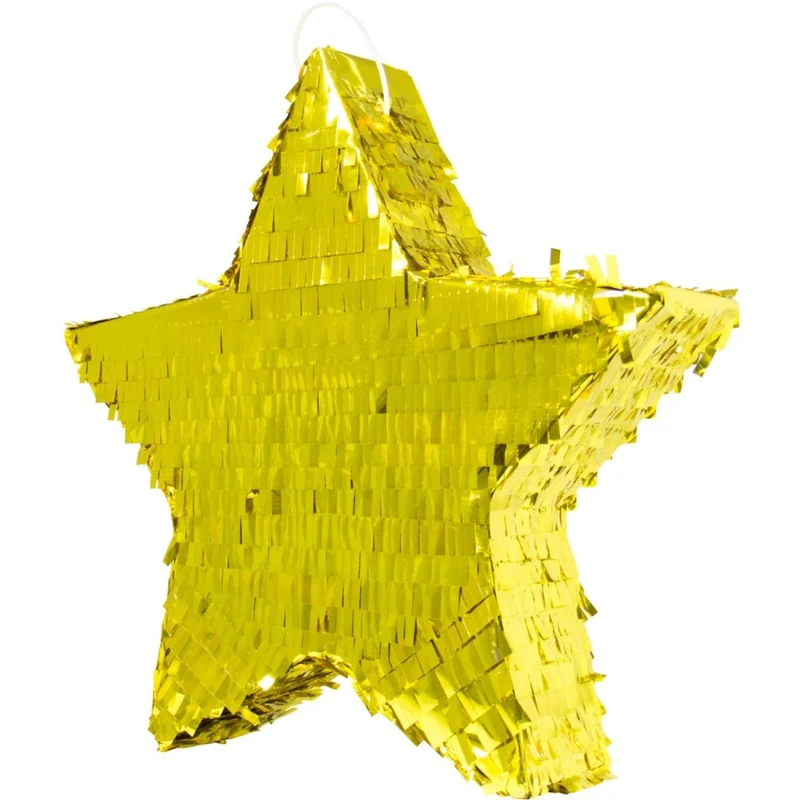 Stern-Piñata, Gold, 45 cm