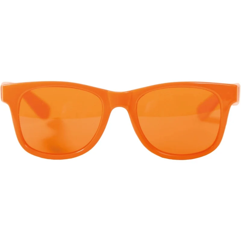 Orangefarbene Brille „Blues Brothers“ 15 cm