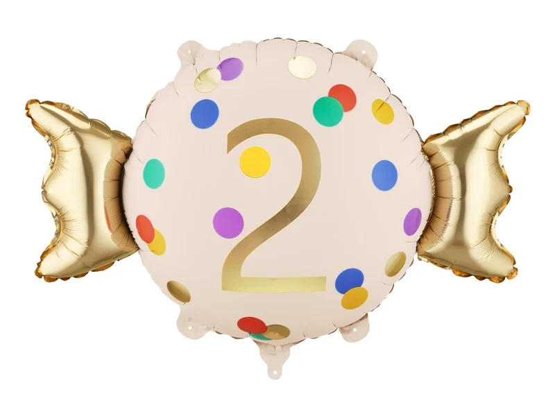 2 Jahre alter Heliumballon, leer, 61 cm
