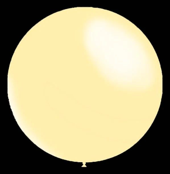 Gebroken witte ballonnen - Metallic - 87cm
