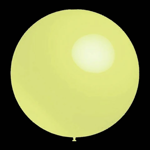 Gele Ballonnen - Pastel rond - 30cm (100 stuks)