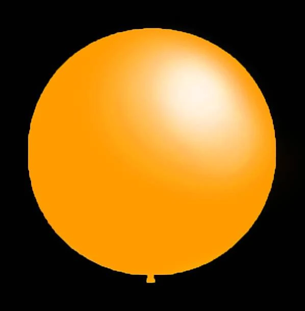 Okergele ballonnen - Rond - 30cm (100 Stuks)