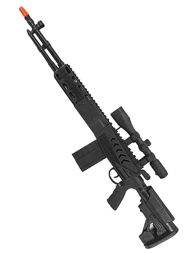 Spiezeug-Gewehr Kostümzubehör für Kinder schwarz 71 cm