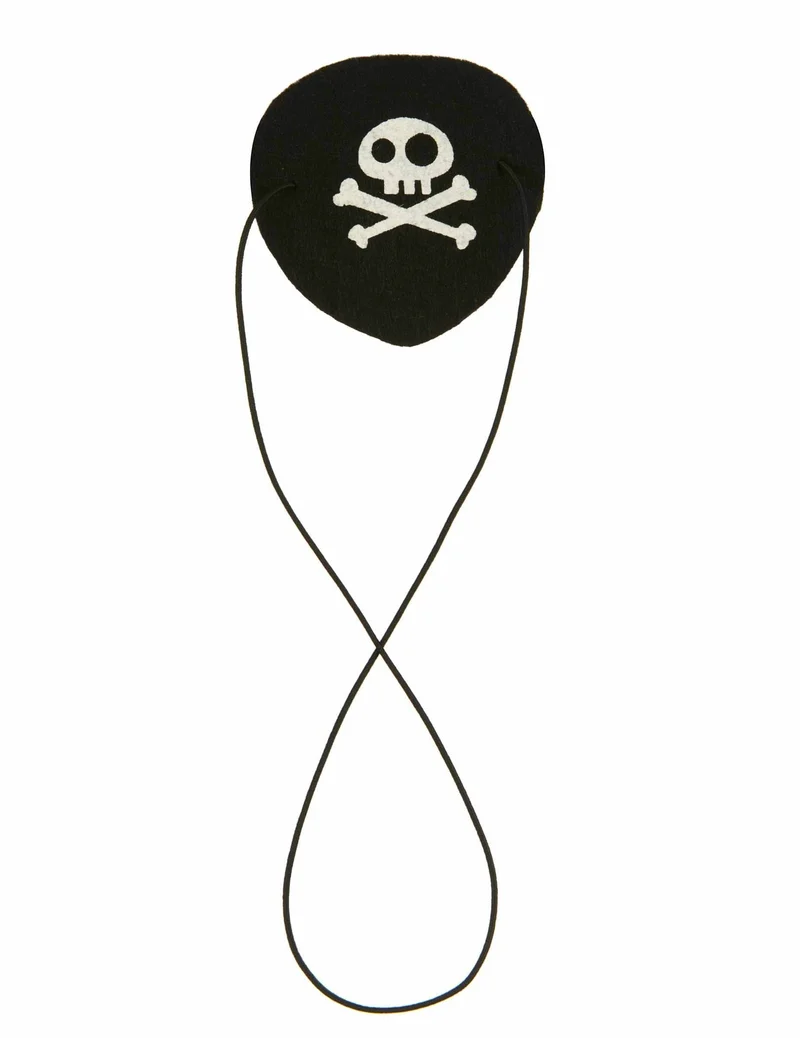 Augenklappe mit Totenkopf