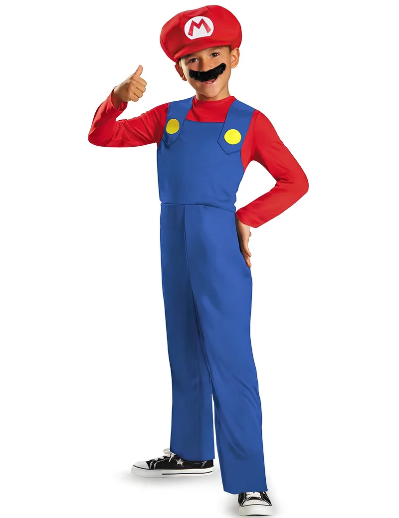 Mario™ Kostüm für Kinder rot-blau