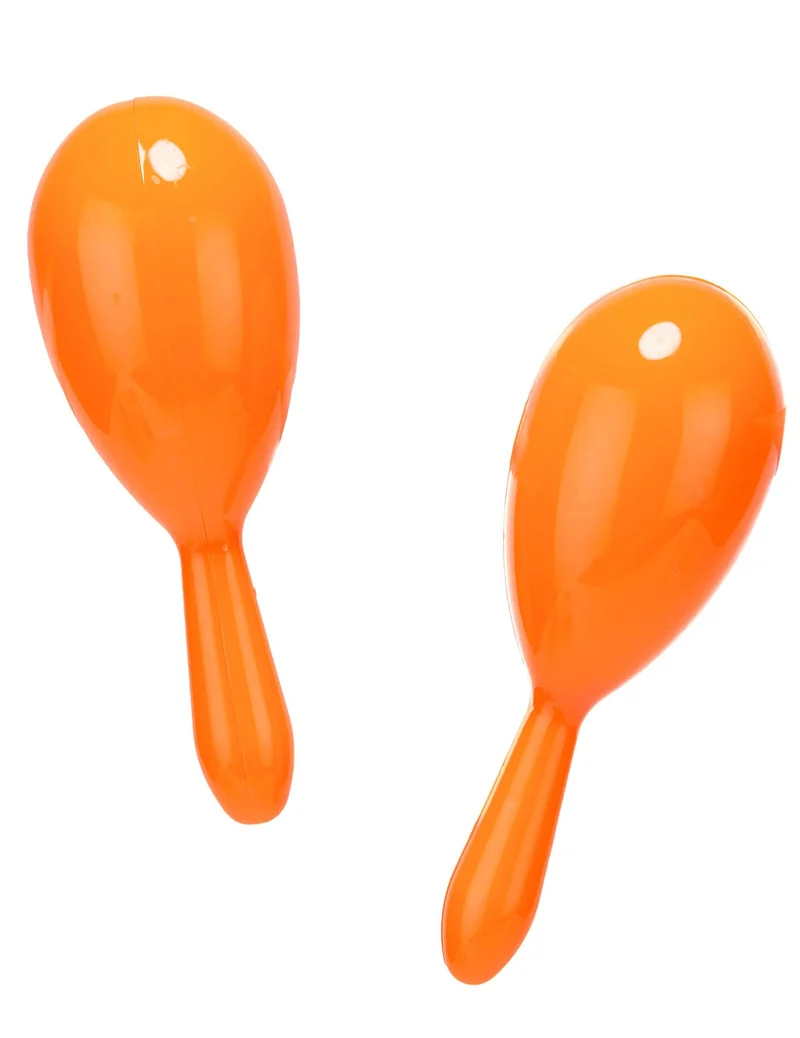 Maracas Rasseln orange