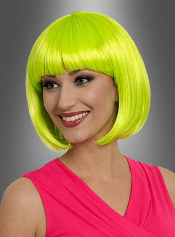 Farbenfrohe Foxy Neon Bobfrisur