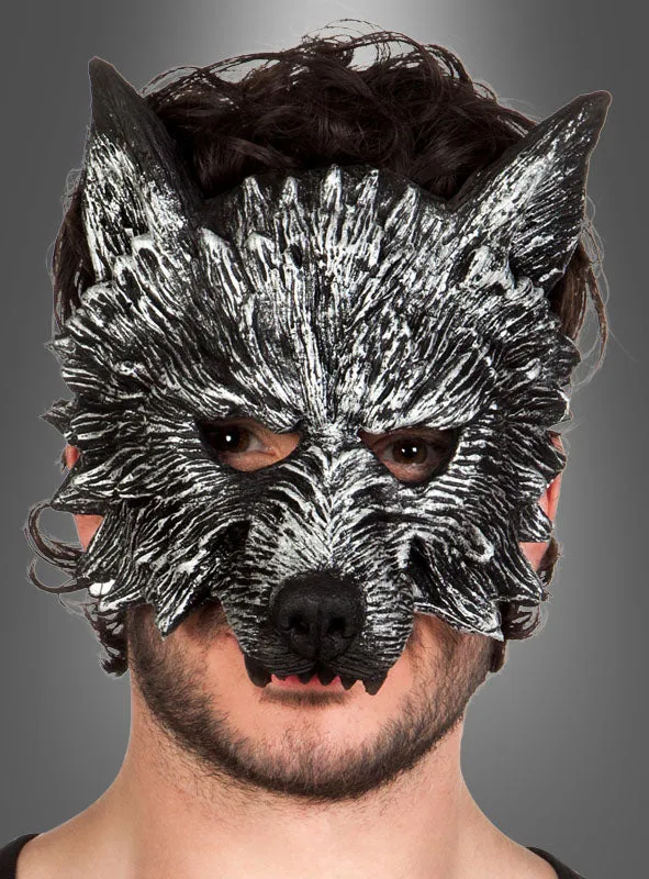 Wolf Werwolf Halbmaske