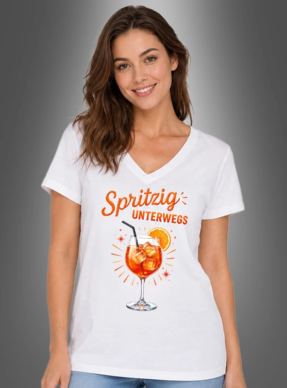 Cocktail T-Shirt Spritzig unterwegs